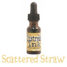 Distress Reinker - SCATTERED STRAW - scrapbook