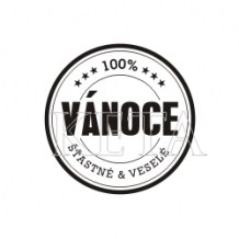 Keta (654) - 100% VÁNOCE - dřevěné razítko